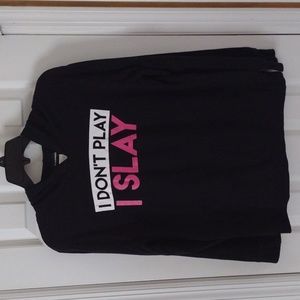 Women's Rampage Black Top  with hood Size Large gently used